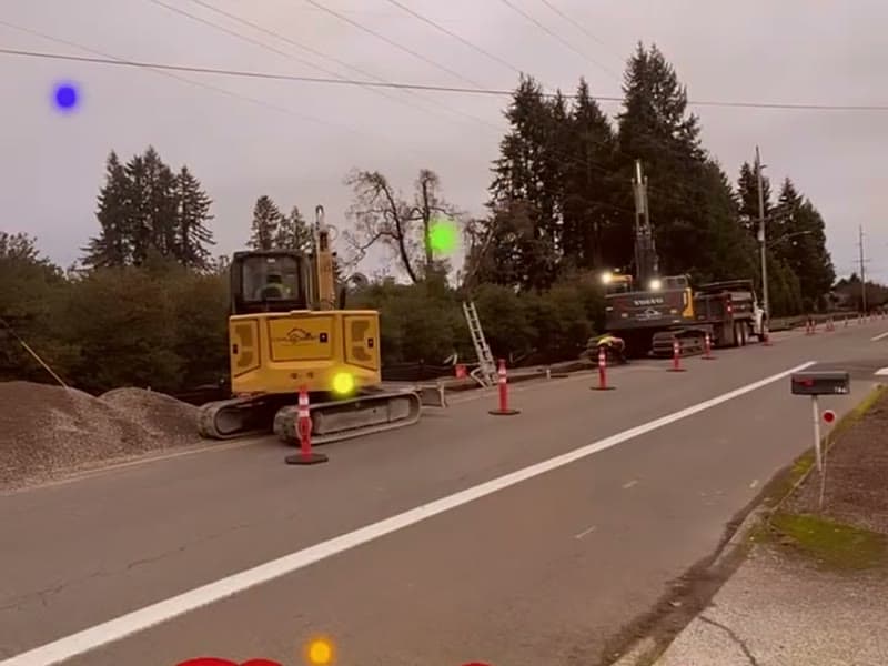 Winter Utility Installation